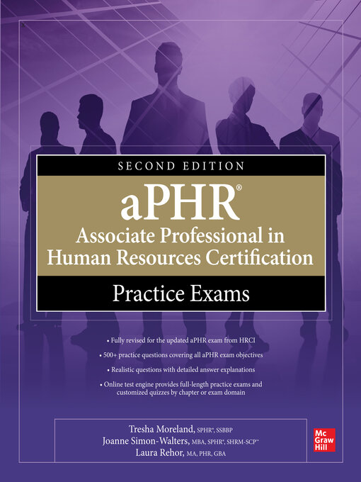 Title details for aPHR Associate Professional in Human Resources Certification Practice Exams by Tresha Moreland - Wait list